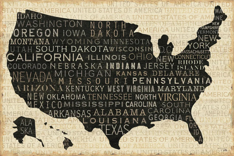 USA V by Pela Studio. SKU 7844i. Archival Giclee Fine art print for wall decor.