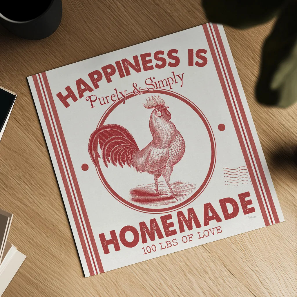 Vintage Farmhouse II by Pela Studio. Shown as a detailed flat fine art print, highlighting archival giclee quality. Available as an archival giclee rolled canvas, fine art paper, or poster print. SKU 57419a.