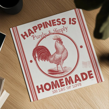 Vintage Farmhouse II by Pela Studio. Shown as a detailed flat fine art print, highlighting archival giclee quality. Available as an archival giclee rolled canvas, fine art paper, or poster print. SKU 57419a.