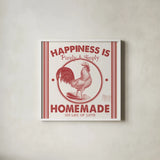 Vintage Farmhouse II by Pela Studio. Shown in a crisp white glass frame for a clean and minimalist style. Available as an archival giclee rolled canvas, fine art paper, or poster print. SKU 57419a.