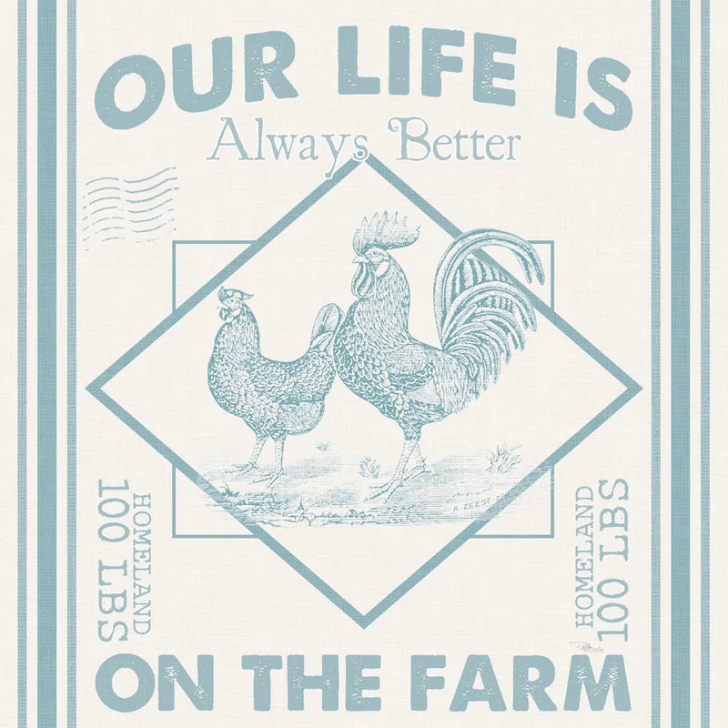 Vintage Farmhouse III by Pela Studio. SKU 57420a. Archival Giclee Fine art print for wall decor.