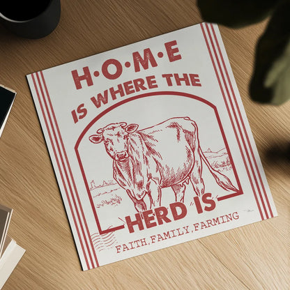 Vintage Farmhouse IV by Pela Studio. Shown as a detailed flat fine art print, highlighting archival giclee quality. Available as an archival giclee rolled canvas, fine art paper, or poster print. SKU 57421a.