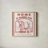 Vintage Farmhouse IV by Pela Studio. Shown in a natural wood glass frame for a timeless modern aesthetic. Available as an archival giclee rolled canvas, fine art paper, or poster print. SKU 57421a.