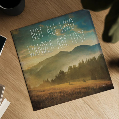 Wander II by Pela Studio. Shown as a detailed flat fine art print, highlighting archival giclee quality. Available as an archival giclee rolled canvas, fine art paper, or poster print. SKU 18261a.