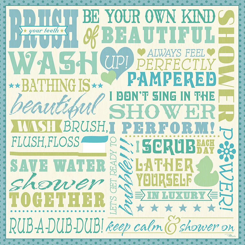 Wash Up V by Pela Studio. SKU 12842a. Archival Giclee Fine art print for wall decor.