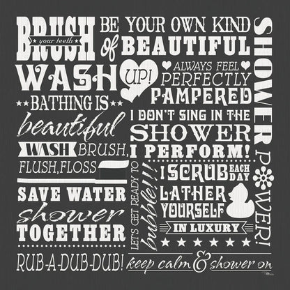 Wash Up V BW by Pela Studio. SKU 57501a. Archival Giclee Fine art print for wall decor.