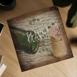 Wine Collage II by Pela Studio. Shown as a detailed flat fine art print, highlighting archival giclee quality. Available as an archival giclee rolled canvas, fine art paper, or poster print. SKU 20499a.