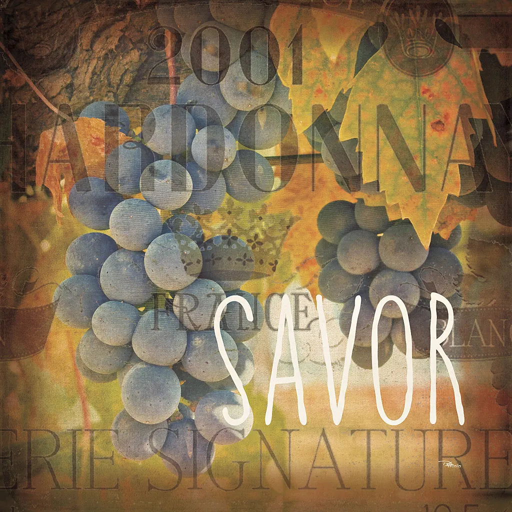 Wine Collage IV by Pela Studio. SKU 20501a. Archival Giclee Fine art print for wall decor.