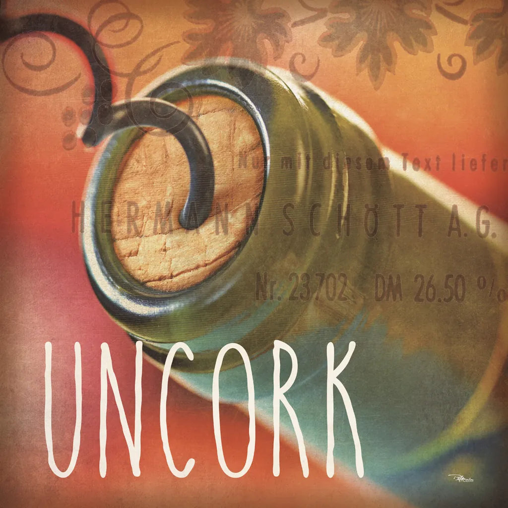 Wine Collage IX by Pela Studio. SKU 20243a. Archival Giclee Fine art print for wall decor.