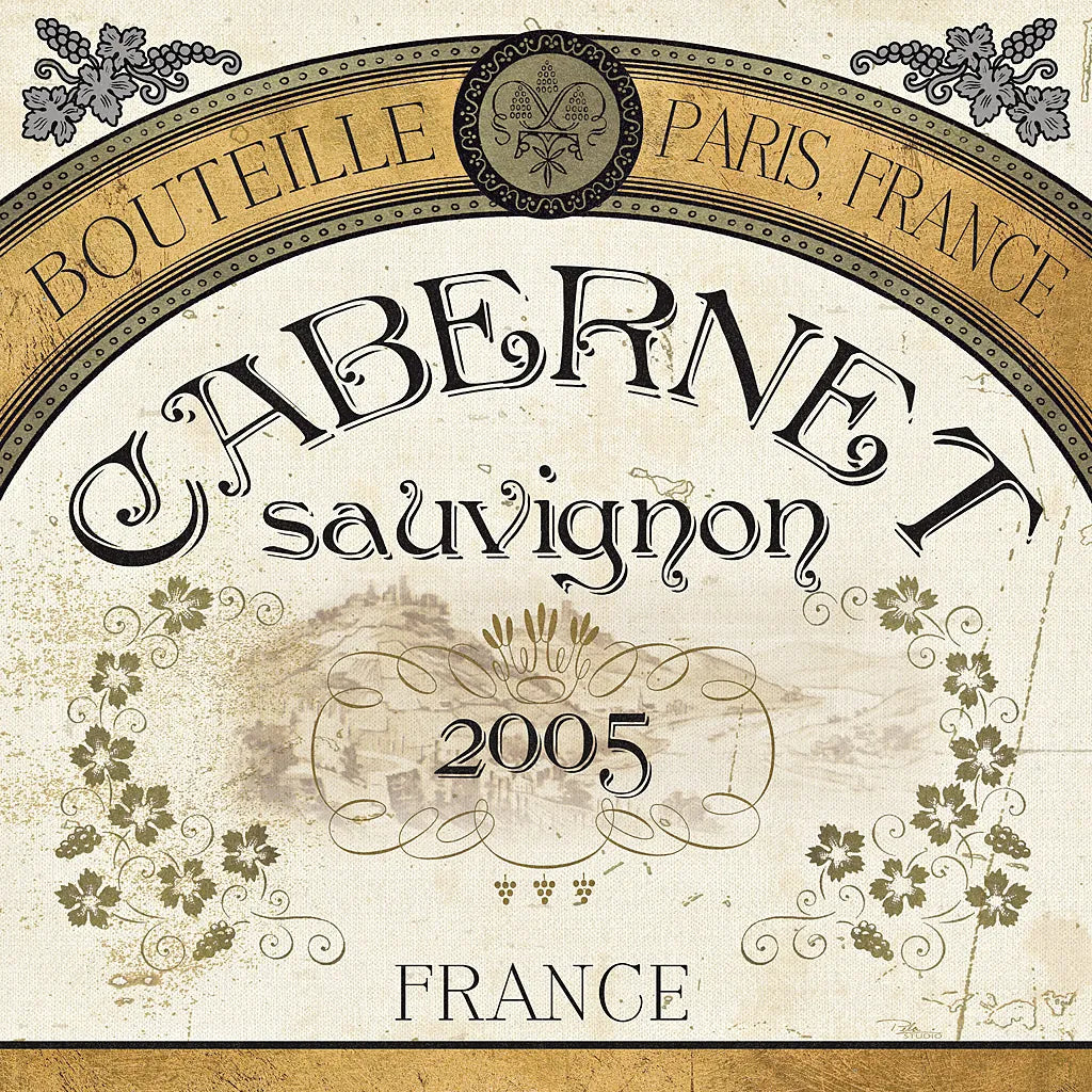 Wine Labels I by Pela Studio. SKU 12859a. Archival Giclee Fine art print for wall decor.