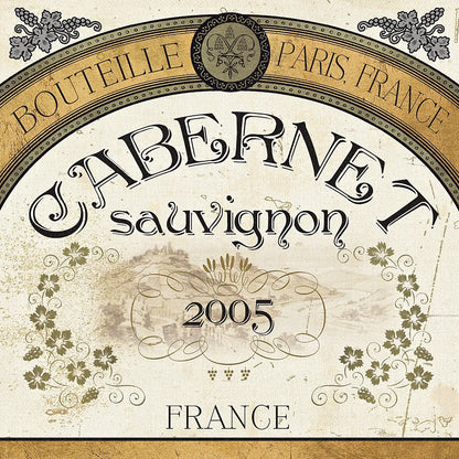 Wine Labels I by Pela Studio. SKU 12859a. Archival Giclee Fine art print for wall decor.