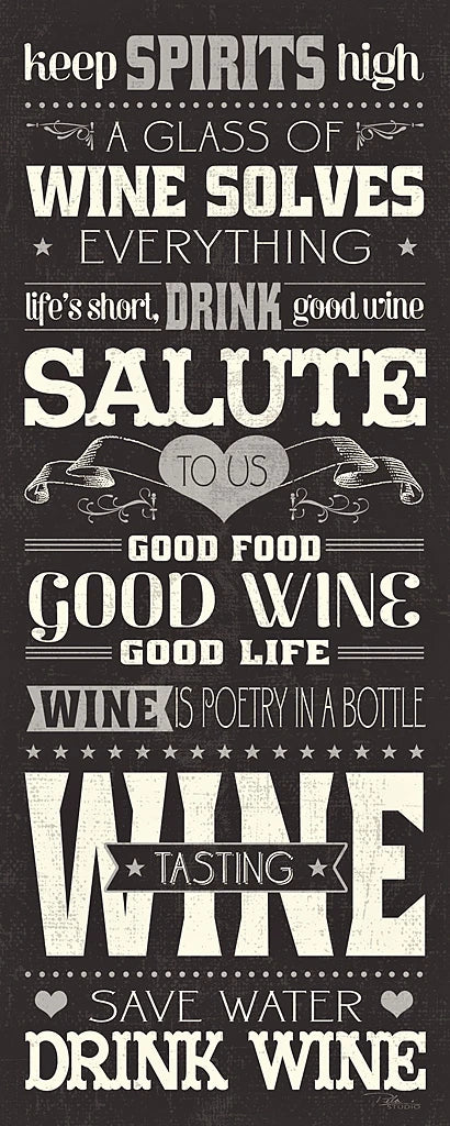 Wine Lovers II by Pela Studio