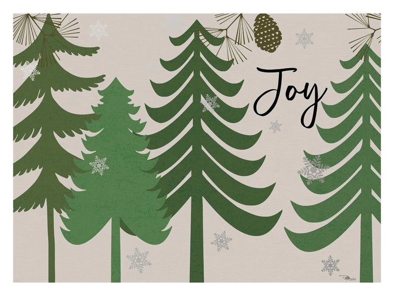 Woodland Christmas VII Green by Pela Studio