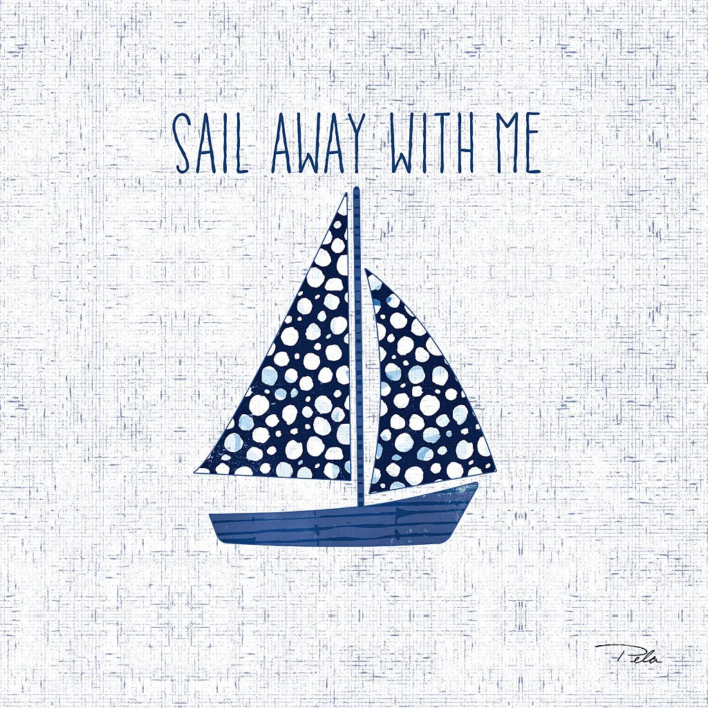 Sunday on the Coast IV by Pela. SKU 26522a. Archival Giclee Fine art print for wall decor.