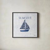 Sunday on the Coast IV by Pela. Shown in a sleek black glass frame for a contemporary gallery look. Available as an archival giclee rolled canvas, fine art paper, or poster print. SKU 26522a.