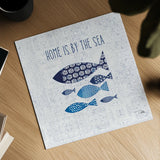Sunday on the Coast V by Pela. Shown as a detailed flat fine art print, highlighting archival giclee quality. Available as an archival giclee rolled canvas, fine art paper, or poster print. SKU 26523a.