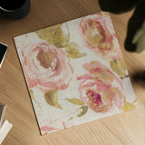 Touch of Rose II by Pela. Shown as a detailed flat fine art print, highlighting archival giclee quality. Available as an archival giclee rolled canvas, fine art paper, or poster print. SKU 20743a.