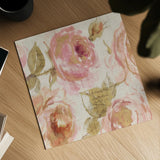 Touch of Rose III by Pela. Shown as a detailed flat fine art print, highlighting archival giclee quality. Available as an archival giclee rolled canvas, fine art paper, or poster print. SKU 20744a.