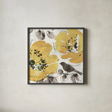 Watercolorful II by Pela. Shown in a sleek black glass frame for a contemporary gallery look. Available as an archival giclee rolled canvas, fine art paper, or poster print. SKU 22008a.