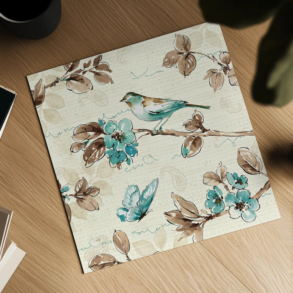 Wing Prints IV by Pela. Shown as a detailed flat fine art print, highlighting archival giclee quality. Available as an archival giclee rolled canvas, fine art paper, or poster print. SKU 12820a.