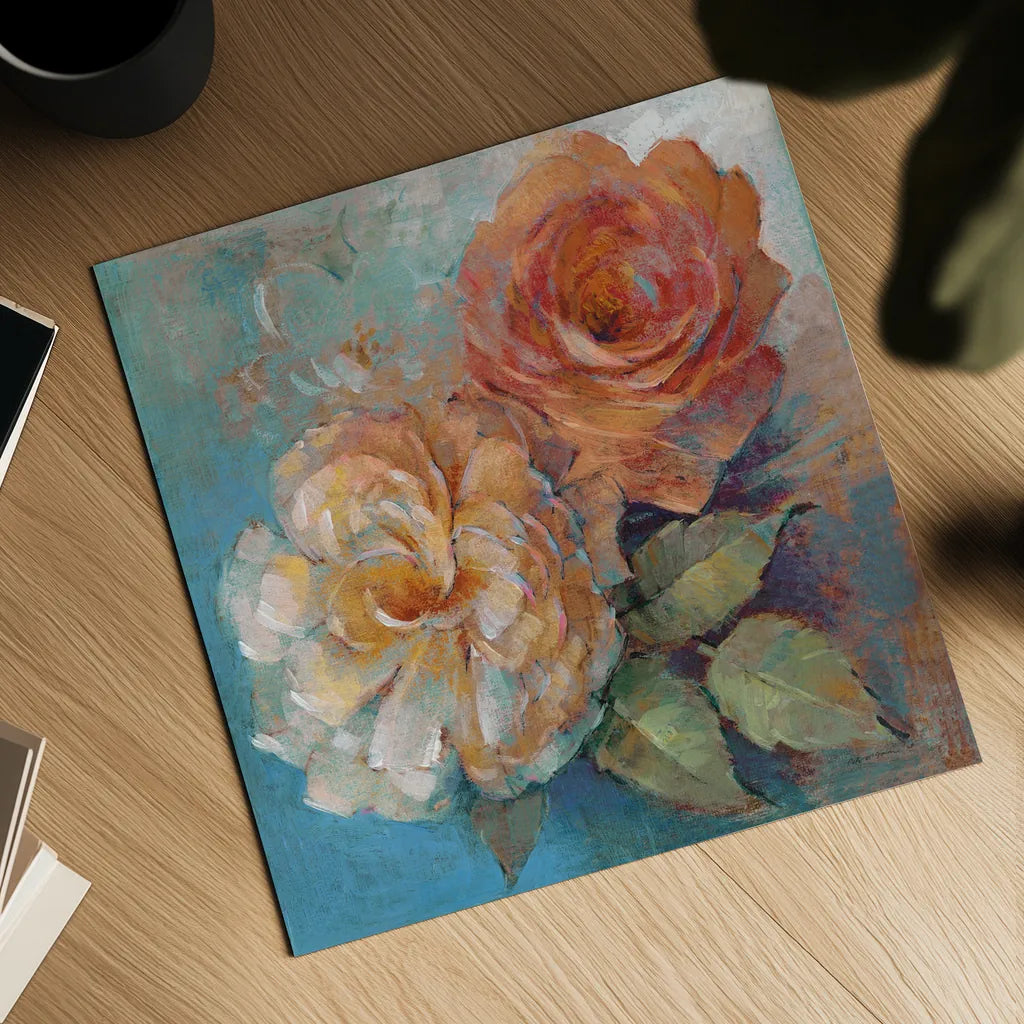 Roses Spice I Crop by Peter McGowan. Shown as a detailed flat fine art print, highlighting archival giclee quality. Available as an archival giclee rolled canvas, fine art paper, or poster print. SKU 27986a.