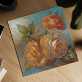 Roses Spice II Crop by Peter McGowan. Shown as a detailed flat fine art print, highlighting archival giclee quality. Available as an archival giclee rolled canvas, fine art paper, or poster print. SKU 27987a.