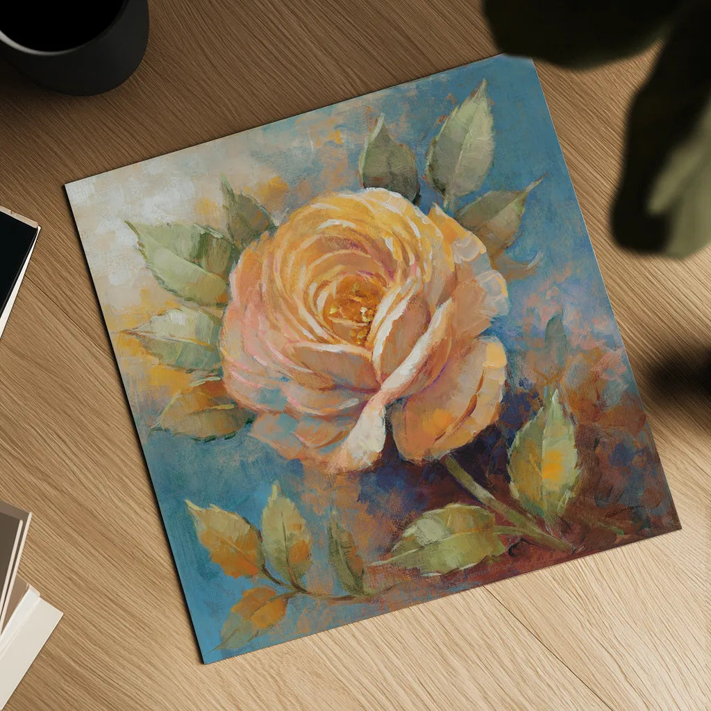 Roses Spice IV Crop by Peter McGowan. Shown as a detailed flat fine art print, highlighting archival giclee quality. Available as an archival giclee rolled canvas, fine art paper, or poster print. SKU 27989a.