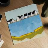 A Summer's Day by Phyllis Adams. Shown as a detailed flat fine art print, highlighting archival giclee quality. Available as an archival giclee rolled canvas, fine art paper, or poster print. SKU 45895a.