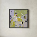 And All That Jazz by Phyllis Adams. Shown in a sleek black glass frame for a contemporary gallery look. Available as an archival giclee rolled canvas, fine art paper, or poster print. SKU 37287a.