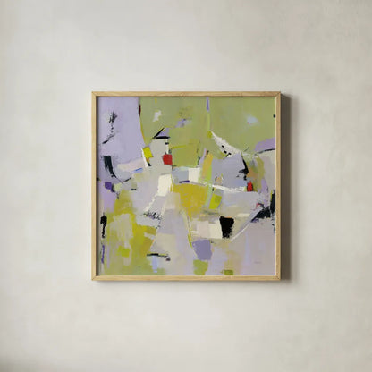 And All That Jazz by Phyllis Adams. Shown in a natural wood glass frame for a timeless modern aesthetic. Available as an archival giclee rolled canvas, fine art paper, or poster print. SKU 37287a.