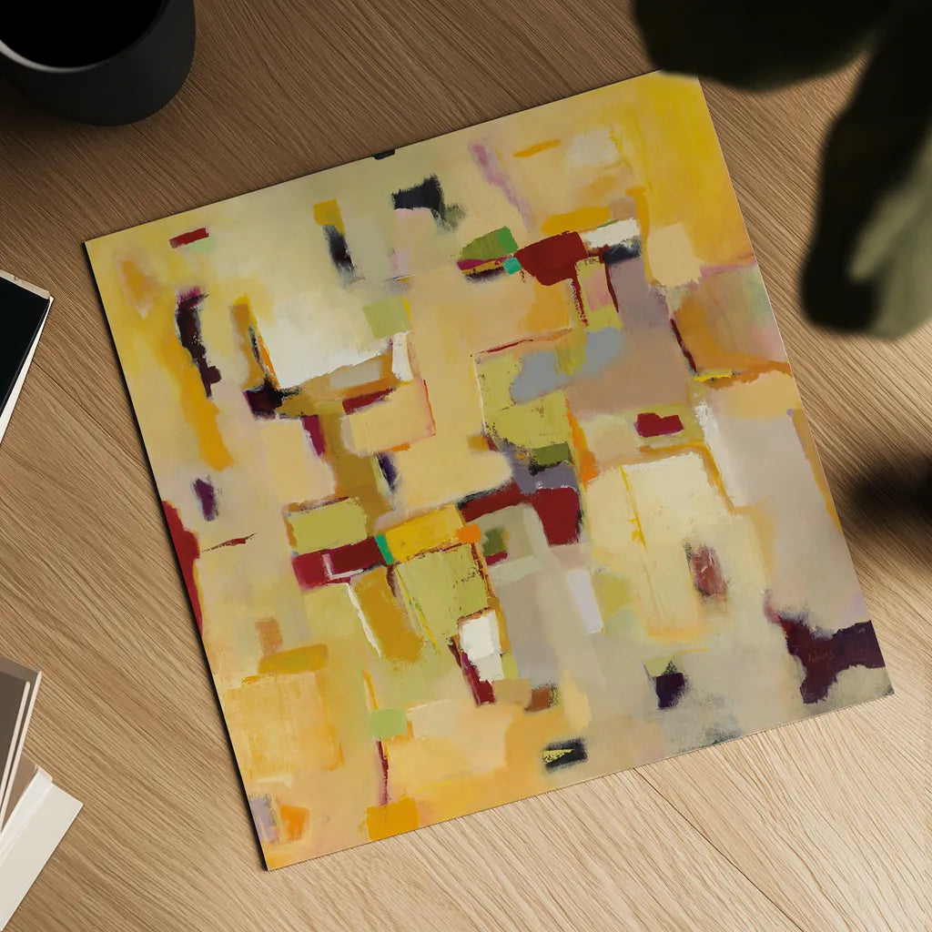 Autumn Glow by Phyllis Adams. Shown as a detailed flat fine art print, highlighting archival giclee quality. Available as an archival giclee rolled canvas, fine art paper, or poster print. SKU 37288a.