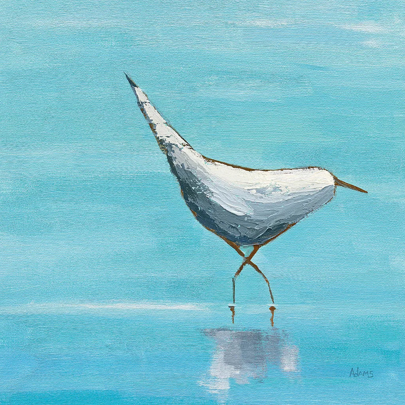 Egret I Bright by Phyllis Adams. SKU 27681a. Archival Giclee Fine art print for wall decor.