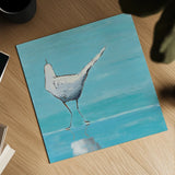 Egret II by Phyllis Adams. Shown as a detailed flat fine art print, highlighting archival giclee quality. Available as an archival giclee rolled canvas, fine art paper, or poster print. SKU 27239a.