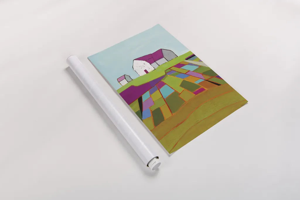 Field of Dreams by Phyllis Adams. shown as a rolled paper print. Available as archival giclee rolled canvas, fine art paper, or poster print. SKU 55133h.