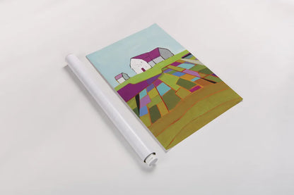 Field of Dreams by Phyllis Adams. shown as a rolled paper print. Available as archival giclee rolled canvas, fine art paper, or poster print. SKU 55133h.