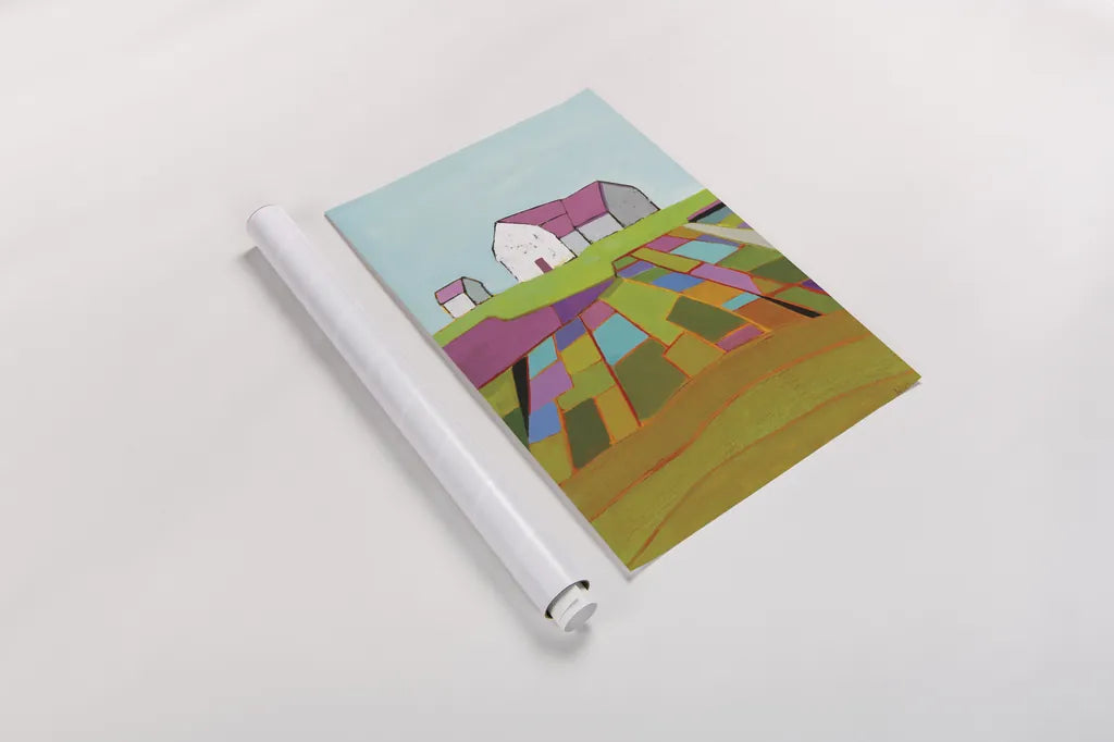 Field of Dreams Light by Phyllis Adams. shown as a rolled paper print. Available as archival giclee rolled canvas, fine art paper, or poster print. SKU 58720h.