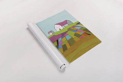 Field of Dreams Light by Phyllis Adams. shown as a rolled paper print. Available as archival giclee rolled canvas, fine art paper, or poster print. SKU 58720h.