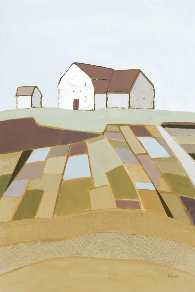 Field of Dreams Neutral by Phyllis Adams. SKU 58721h. Archival Giclee Fine art print for wall decor.