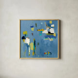 Ice Breaker by Phyllis Adams. Shown in a natural wood glass frame for a timeless modern aesthetic. Available as an archival giclee rolled canvas, fine art paper, or poster print. SKU 37290a.