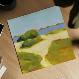 Path to the Beach by Phyllis Adams. Shown as a detailed flat fine art print, highlighting archival giclee quality. Available as an archival giclee rolled canvas, fine art paper, or poster print. SKU 30147a.
