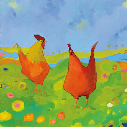 Spring has Sprung by Phyllis Adams. SKU 27252a. Archival Giclee Fine art print for wall decor.