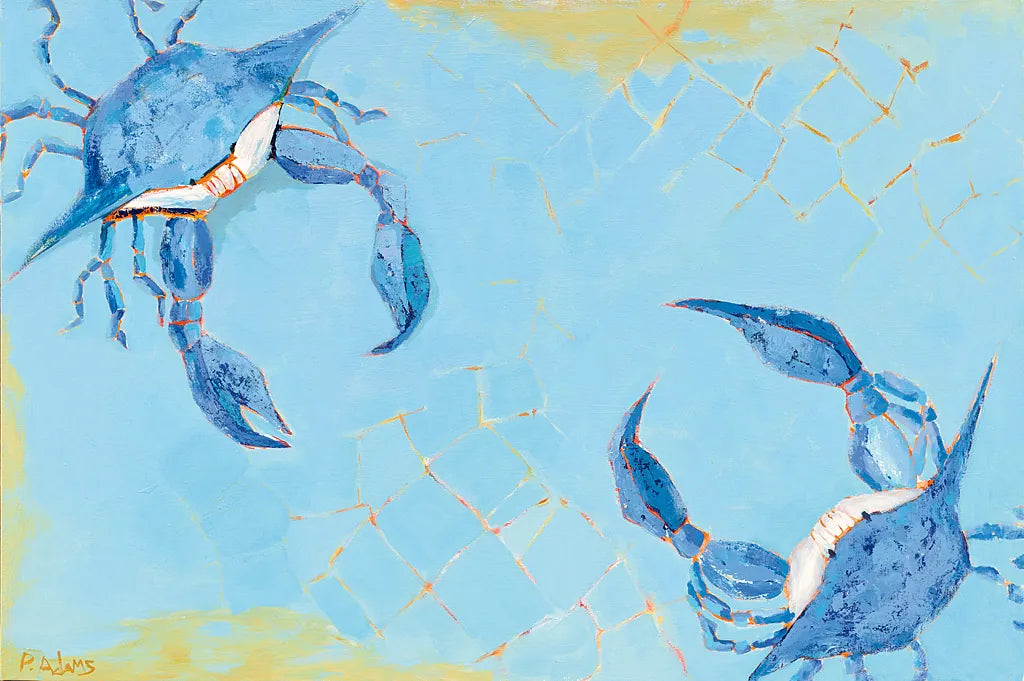 The Stand Off by Phyllis Adams. SKU 27240i. Archival Giclee Fine art print for wall decor.