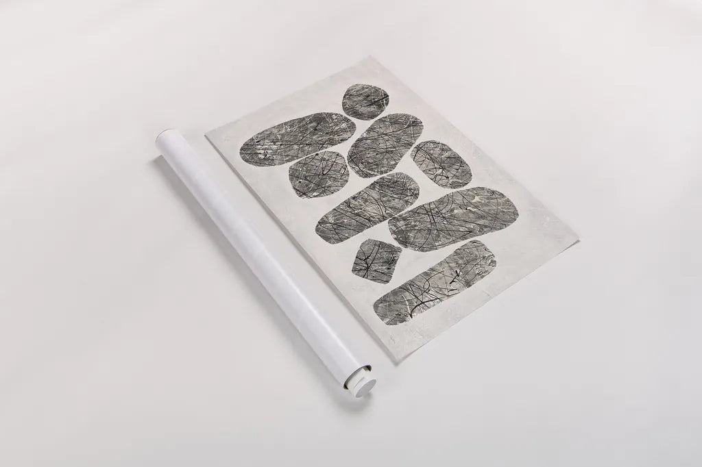 Ballinglen Warm Crop by Piper Rhue. shown as a rolled paper print. Available as archival giclee rolled canvas, fine art paper, or poster print. SKU 30297i.