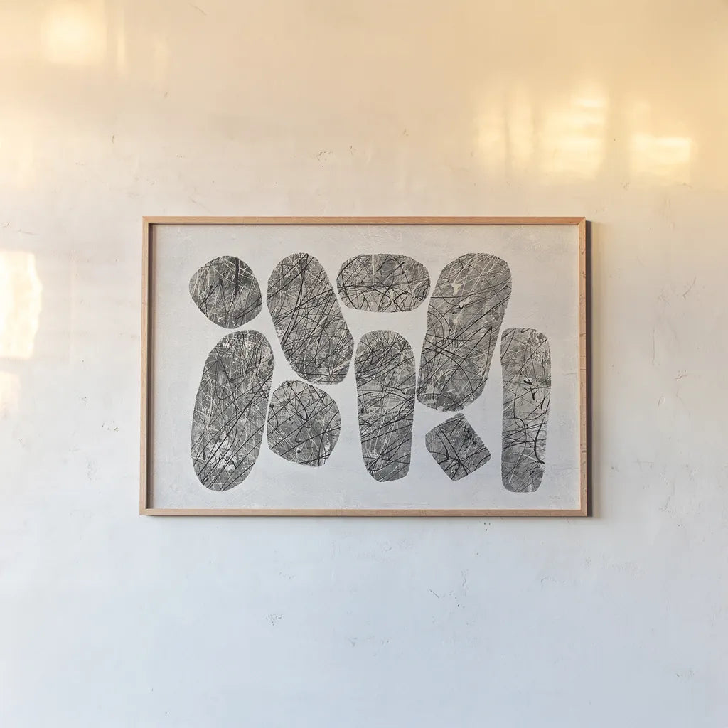 Ballinglen Warm Crop by Piper Rhue. shown as a paper print in a natural frame. Available as a archival giclee rolled canvas, fine art paper, or poster print. SKU 30297i.