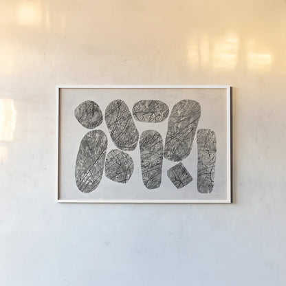 Ballinglen Warm Crop by Piper Rhue. shown as a paper print in a white frame. Available as a archival giclee rolled canvas, fine art paper, or poster print. SKU 30297i.