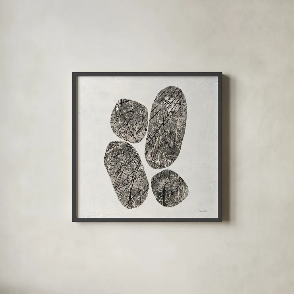 Ballinglen Warm II by Piper Rhue. Shown in a sleek black glass frame for a contemporary gallery look. Available as an archival giclee rolled canvas, fine art paper, or poster print. SKU 30298a.