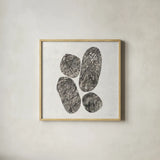 Ballinglen Warm II by Piper Rhue. Shown in a natural wood glass frame for a timeless modern aesthetic. Available as an archival giclee rolled canvas, fine art paper, or poster print. SKU 30298a.