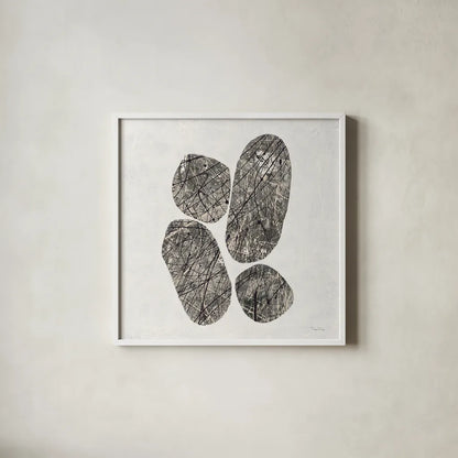 Ballinglen Warm II by Piper Rhue. Shown in a crisp white glass frame for a clean and minimalist style. Available as an archival giclee rolled canvas, fine art paper, or poster print. SKU 30298a.