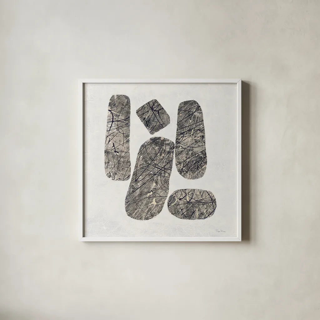 Ballinglen Warm III by Piper Rhue. Shown in a crisp white glass frame for a clean and minimalist style. Available as an archival giclee rolled canvas, fine art paper, or poster print. SKU 30299a.