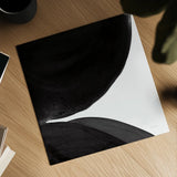 Black and White Pools II by Piper Rhue. Shown as a detailed flat fine art print, highlighting archival giclee quality. Available as an archival giclee rolled canvas, fine art paper, or poster print. SKU 75520a.